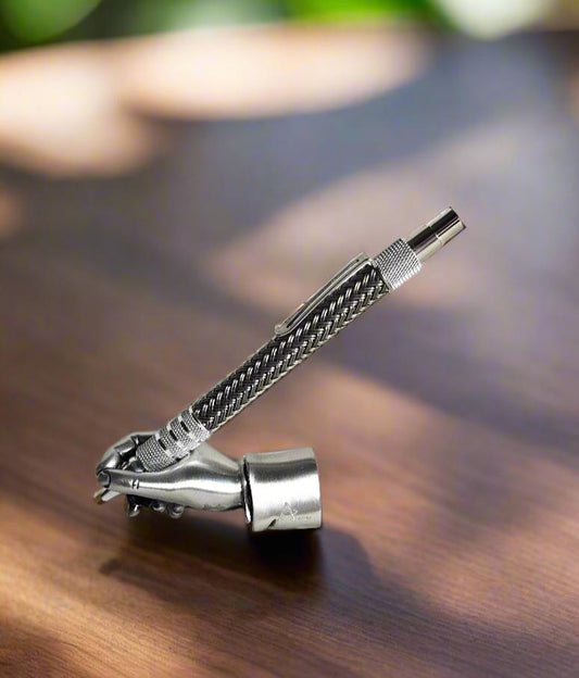 Pen: Dura Click Every Day Carry (EDC) Carbon Fiber True Texture with a Anodized Aluminum Pen Kit