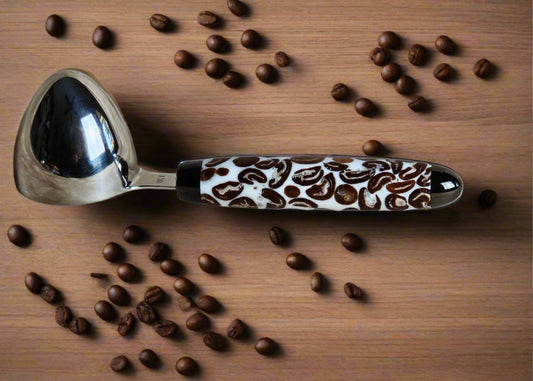 Coffee Scoop: Coffee Beans with 2 Tablespoon Stainless Steel Scoop