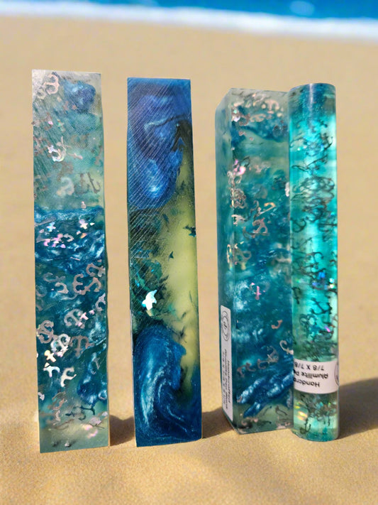 Nautical Themed Resin Pen Blanks